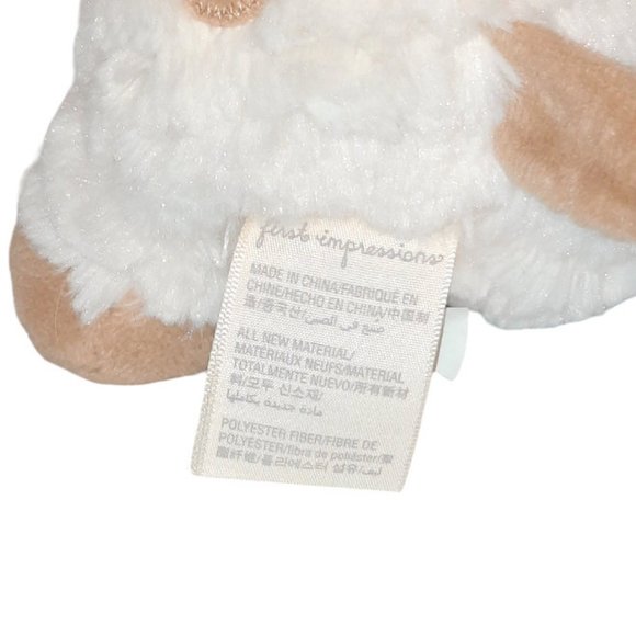 2018 First Impressions Baby Giraffe Cream Tan Stuffed Plush BeanBag Lovey Toy 9" - Picture 5 of 5